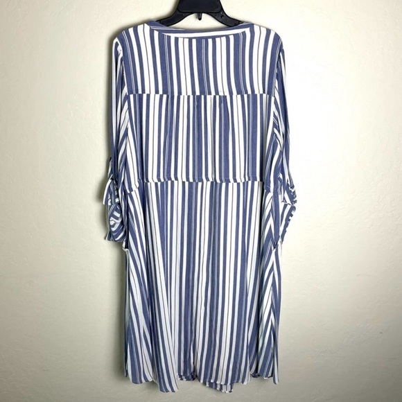 Torrid Blue Nautical Striped Dress - Picture 7 of 15